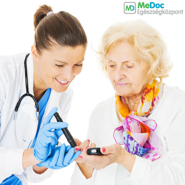 Diabetológiai szakorvosi vizsgálat: diabetológiai rizikófelmérés, cukorbetegség kezelési és terápiás tanácsadás