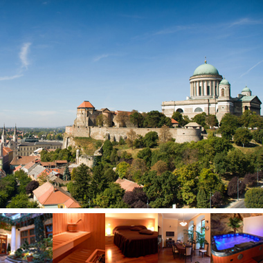 3 nap/2 éj szállás, reggelivel 2 főnek az esztergomi Boutique Hotel Átriumban, extrákkal.