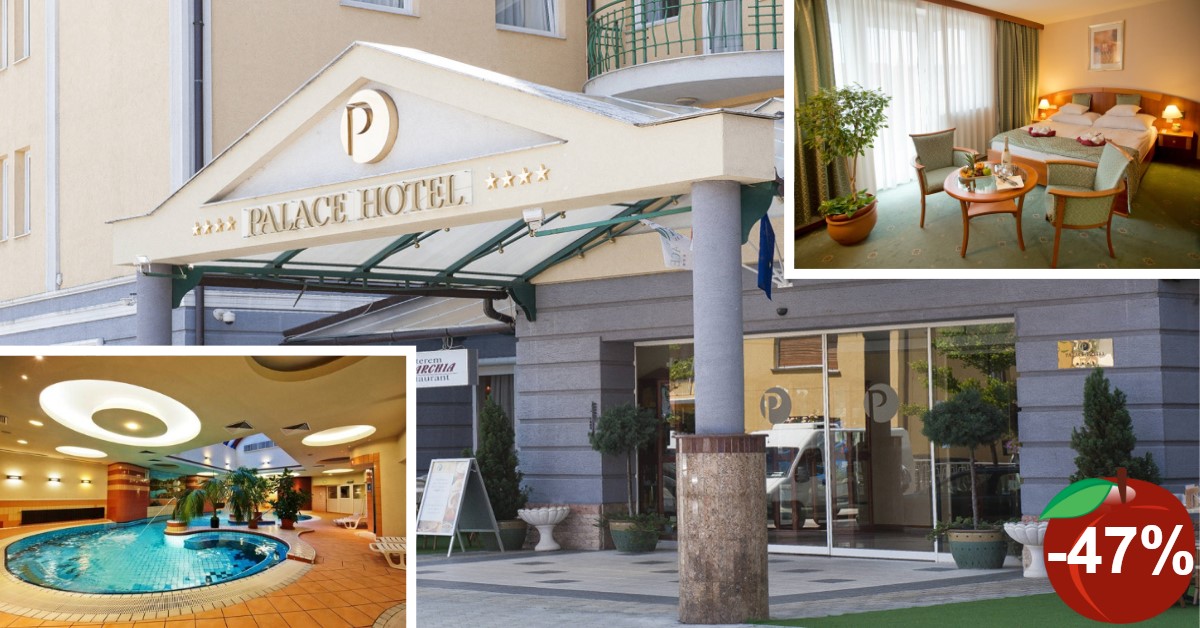 Év végi wellness Hévízen, a Palace Hotelben, most  ̶8̶4̶.̶9̶0̶0̶ ̶F̶t̶ helyett 44 900 Ft