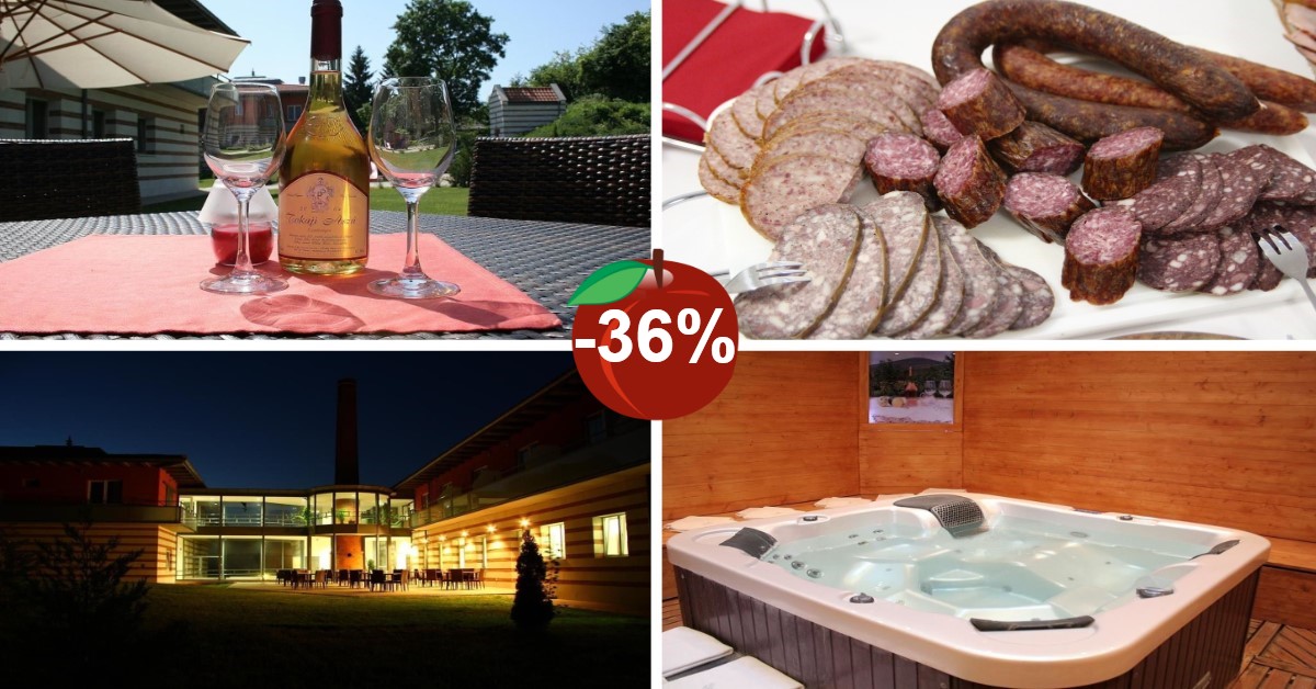 Tokaji gasztro hétvége teljes ellátással, disznótorral, borkóstolással!  ̶9̶8̶.̶7̶0̶0̶ ̶F̶t̶ helyett 62 900 Ft